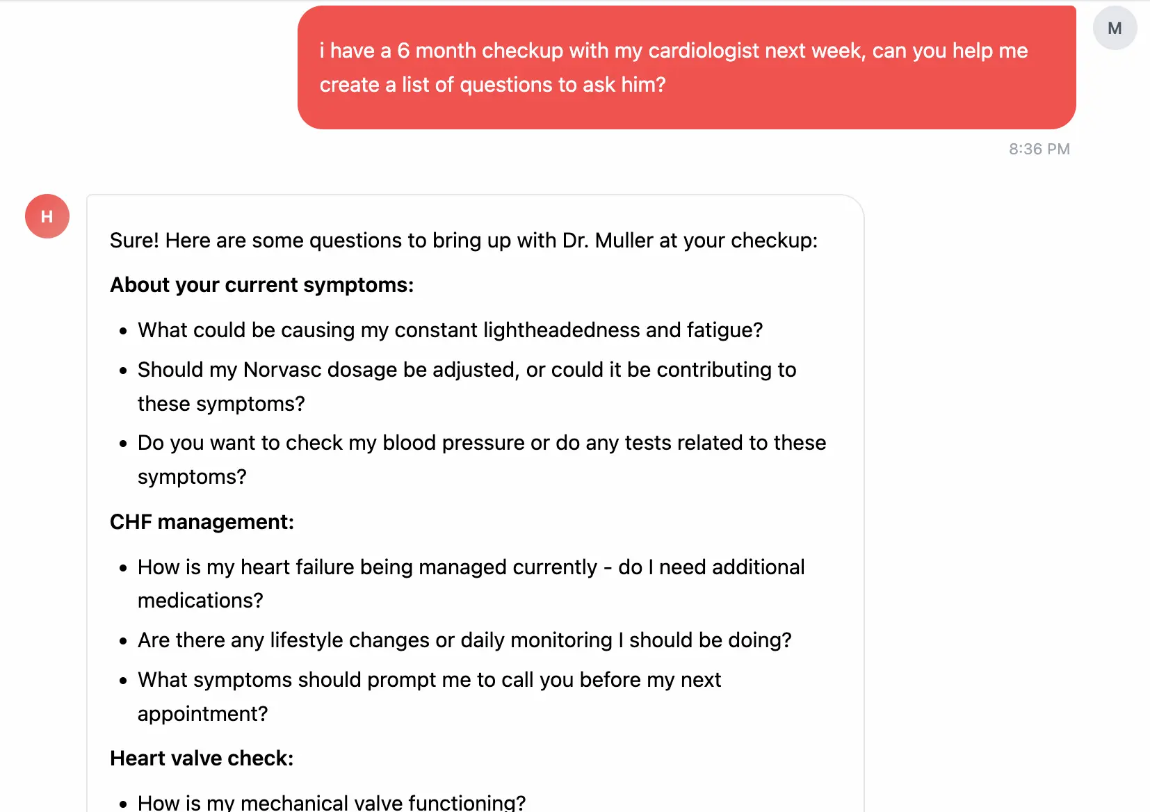 Doctor Visit Preparation